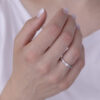 Stříbrný prsten se Swarovski® Zirconia FNJR085sw - Image 2