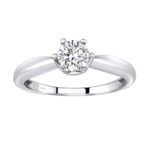 Stříbrný prsten se Swarovski® Zirconia SILVEGOB25003