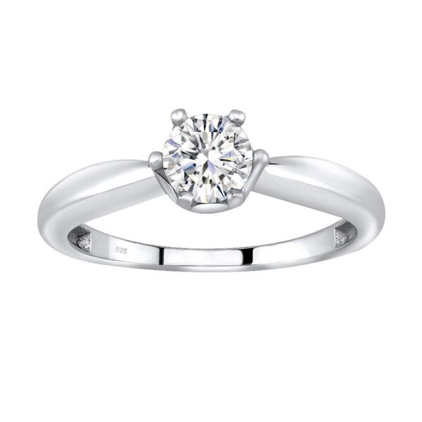 Stříbrný prsten se Swarovski® Zirconia SILVEGOB25003