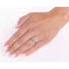 Stříbrný prsten vločka Elsa s Brilliance Zirconia DCC08017RW - Image 2