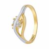 Zlatý prsten Alexia s Brilliance Zirconia ze žlutého a bílého 14kt zlata FNNNF170RGYW - Image 2