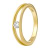 Zlatý prsten Danika s Brilliance Zirconia ze žlutého 14kt zlata FNNNF253RGY - Image 2
