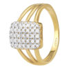 Zlatý prsten Kaelyn ze žlutého zlata s Brilliance Zirconia FNNNF245RGYW - Image 3