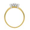 Zlatý prsten Kelsie s Brilliance Zirconia ze žlutého a bílého 14kt zlata FNNNF24RGYW - Image 3