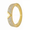 Zlatý prsten Shana s Brilliance Zirconia ze žlutého 14kt zlata FNNNR267RGY - Image 2