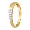 Zlatý prsten Tianna s Brilliance Zirconia ze žlutého a bílého 14kt zlata FNNNF117RGYW - Image 2