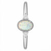 Zlatý prsten Venus z bílého zlata se syntetickým opálem a Brilliance Zirconia FNNNP232RGWOW - Image 3