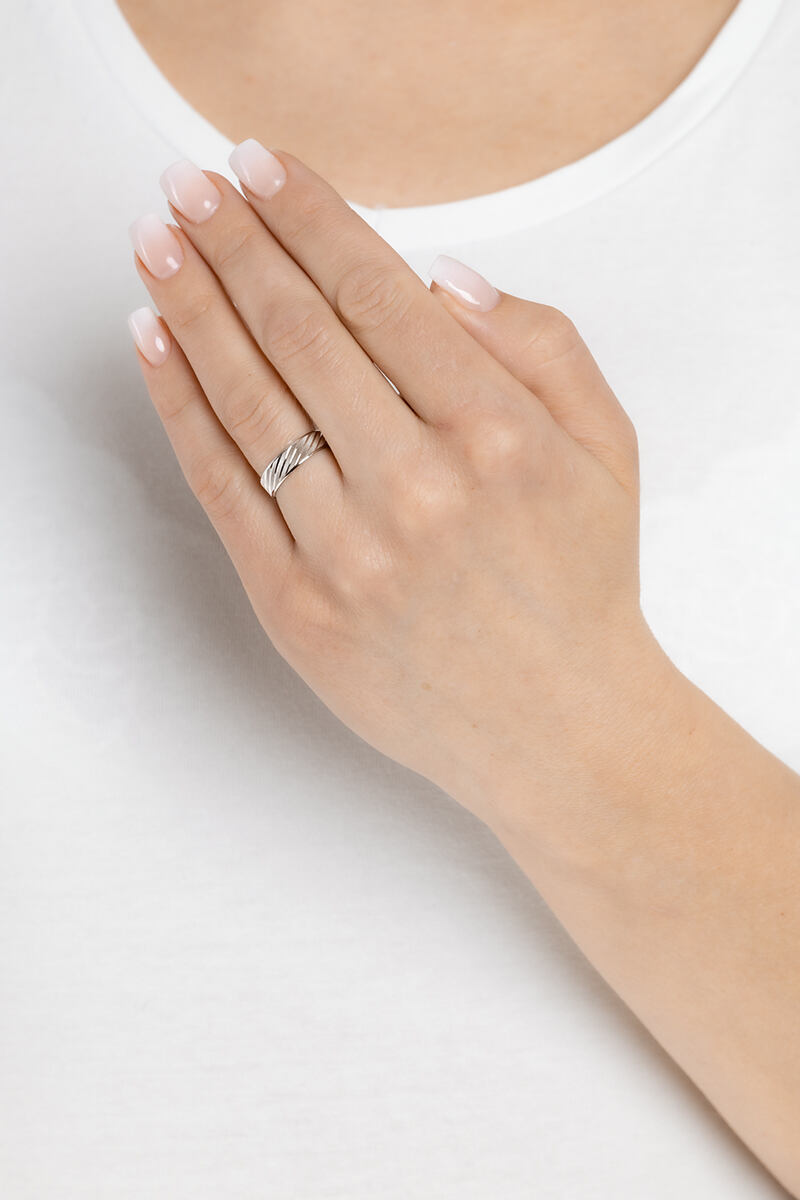 Snubní stříbrný prsten Tamera KRM00306R - Obrázek 3