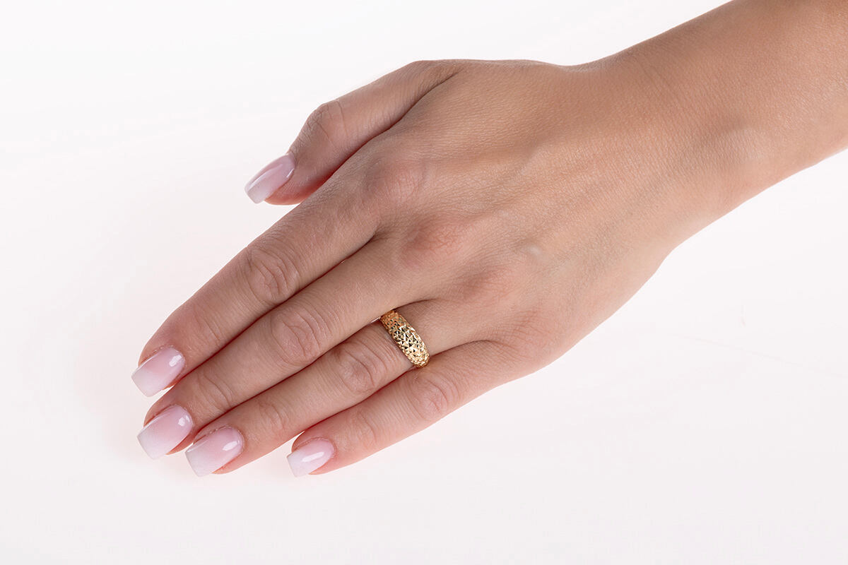 Zlatý prsten Lucente ze žlutého zlata FNNNR273RGY - Obrázek 2