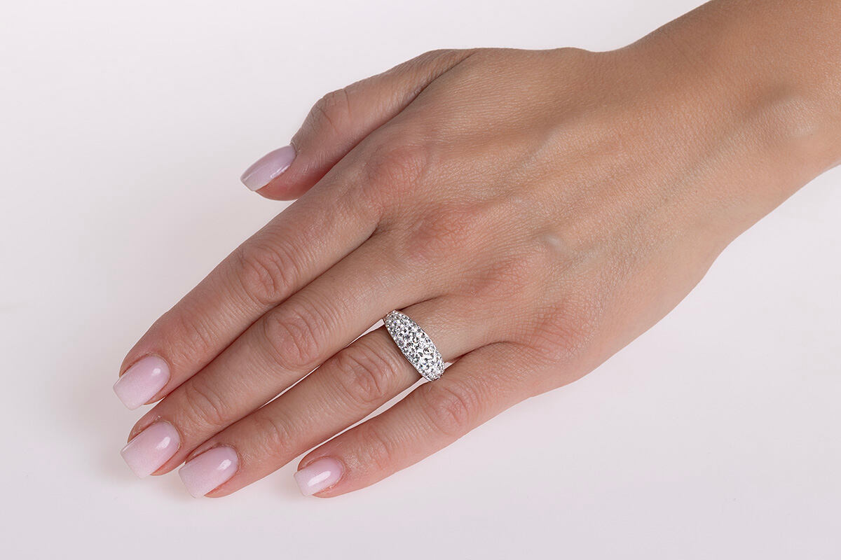 Stříbrný prsten Glistera s Brilliance Zirconia SILVEGOB26021RSW - Obrázek 2