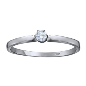 Zlatý prsten Tala z bílého zlata s čirým Brilliance Zirconia FNNNF106BRGW