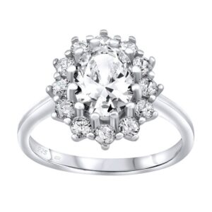 Stříbrný prsten CESARIA s Brilliance Zirconia JJJR985