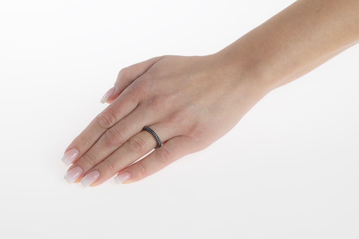 Stříbrný prsten Cleolynd s černými Brilliance Zirconia JJJ1401RB - Obrázek 2