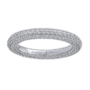 Stříbrný prsten Cleolynd s čirými Brilliance Zirconia JJJ1401RW