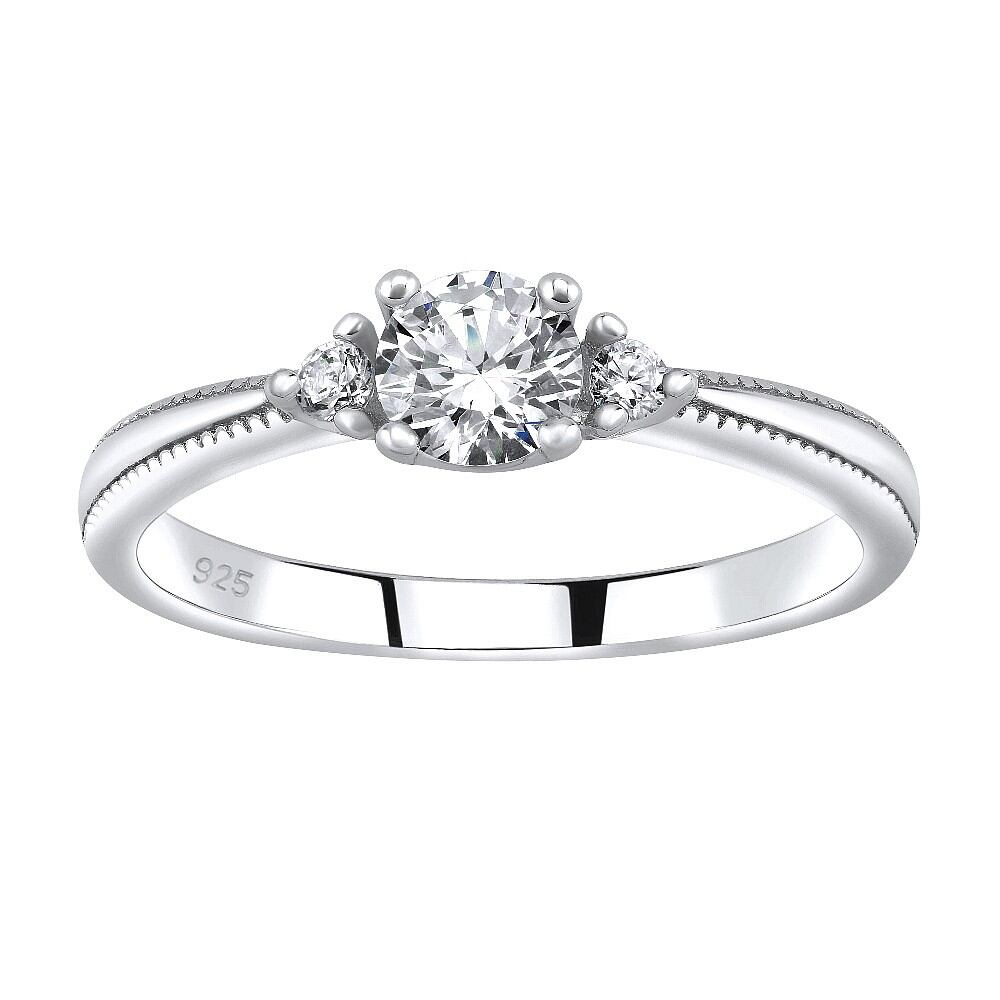 Stříbrný prsten MELAYNA se Swarovski® Zirconia JJJR1189