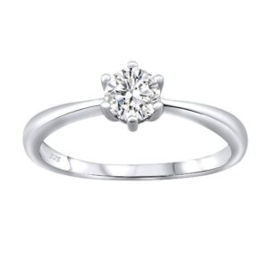 Stříbrný prsten SOPHIA se Swarovski® Zirconia JJJR0849sw