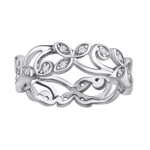 Stříbrný prsten Sarabi s Brilliance Zirconia JJJ0878R
