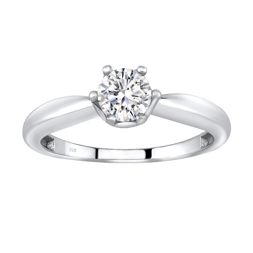 Stříbrný prsten se Swarovski® Zirconia SILVEGOB25003