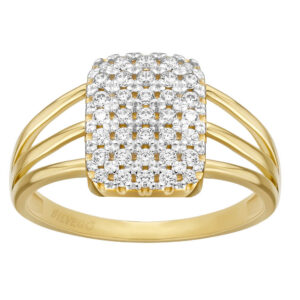Zlatý prsten Kaelyn ze žlutého zlata s Brilliance Zirconia FNNNF245RGYW
